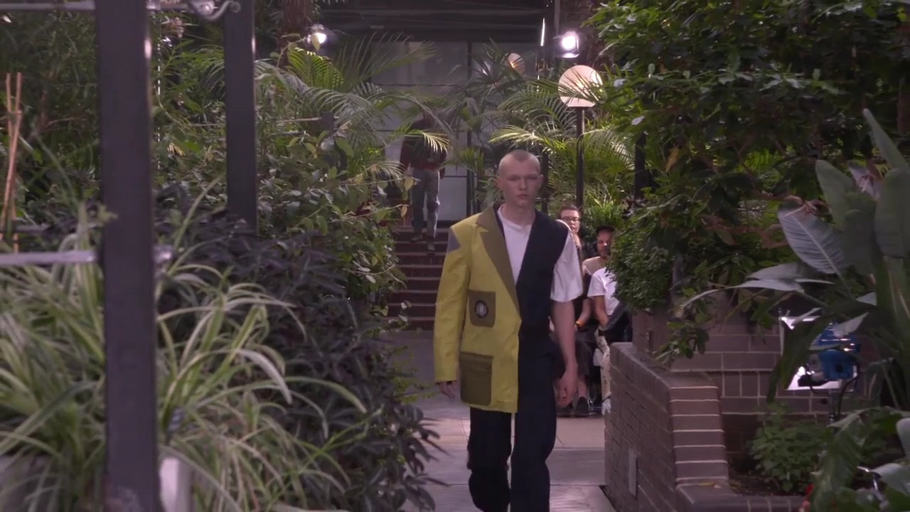 Load video: Video shows PLAYGROUND 1230&#39;s Graduate collection shown at the barbican